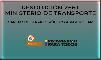 Resolución 2661 Ministerio de Transporte