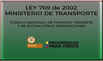 Ley 769 de 2002  Ministerio de Transporte