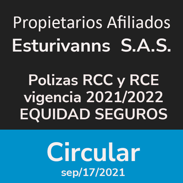 Polizas RCC y RCE 2021/2022